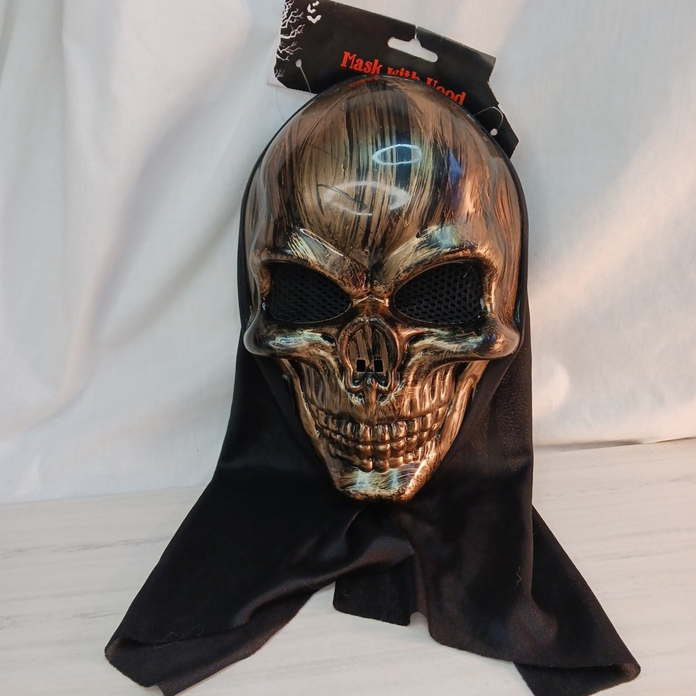 Skull Mask Halloween Plastic Full Head Cosplay Horror